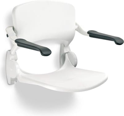 Linido douchezitting met armleggers en rugleuning