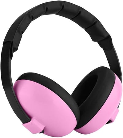 Baby gehoorbescherming - Oorbeschermers kinderen - Geluidsreductie - SNR 27 dB - Compact ontwerp - Roze