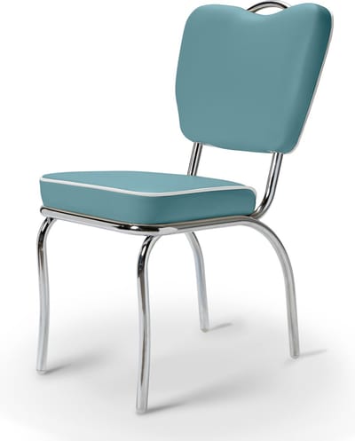 Bel Air Retro Eetkamerstoel CO-26 Blauw