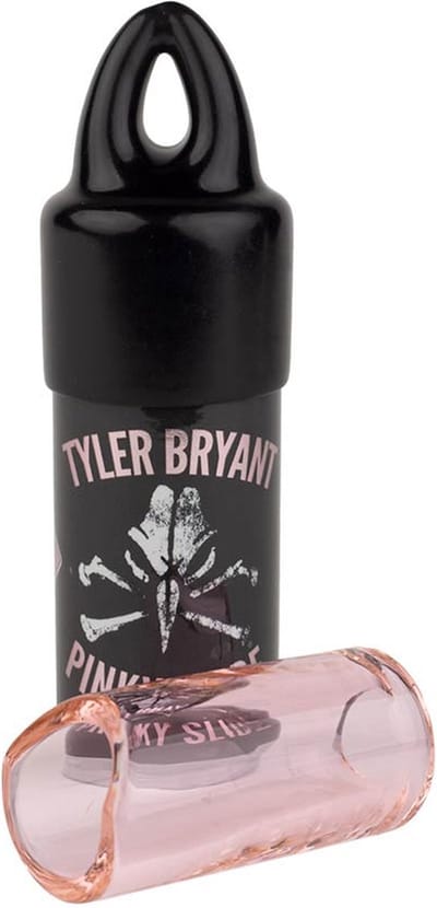 The Rock Slide GRS-TBS gevormde glazen Tyler Bryant signature slide maat M, roze editie