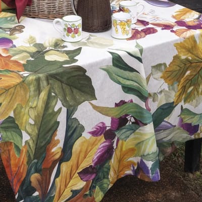 Tafelkleed Brisk naturel linnen 170 x 170