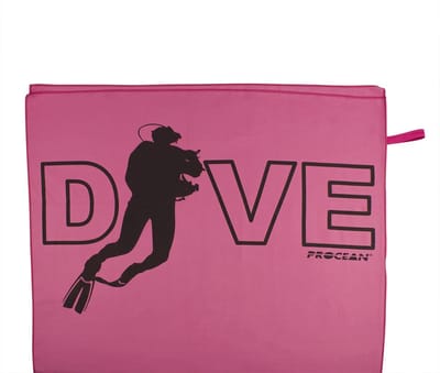 Procean microvezel strandlaken DIVE roze