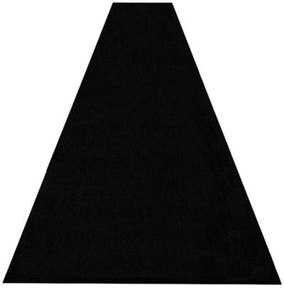 Forzafit - Sprinttrack kunstgras - Indoor/Outdoor - 10 x 2 meter - Zwart - 25 mm