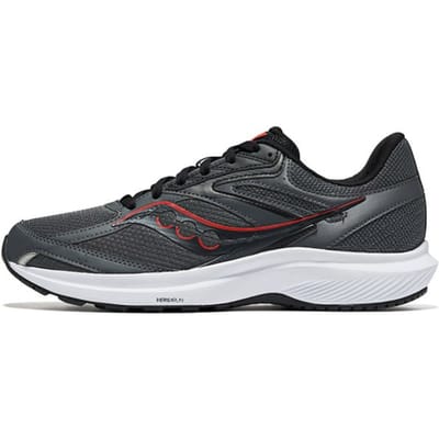 Saucony Cohesion 17 Shadow Red Heren Sneakers Grijs Zwart S20943-101 44.5 white