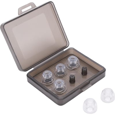Vloeibare Siliconen Oordopjes S M L Universele Geluidsisolatie Oordopjes Tips voor 4,5 mm tot 6,5 mm Oortelefoon gray