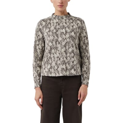 Comma  Sweatshirts Grey Maat: 34 | Longsleeves Outlet | Dames | Grijs