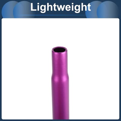 Fiets Zadelpen - Zadelbuis Seat Tube - Comfortabel Fietsen - Lichtgewicht Aluminium - 27.2x300mm - Paars