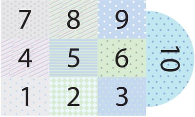 Vloersticker met antislip plastic beschermlaag - Zelfklevende vloerstickers - HINKENSPEL - 1 sticker van 60x100 cm