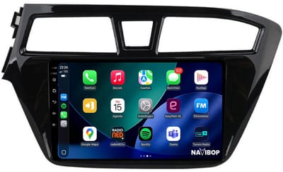 Geschikt voor Hyundai I20 (2015 t/m 2019) | 4+64GB 8-CORE | 9 inch Android 15.0 CarPlay autoradio | Draadloos CarPlay & Android Auto | Externe microfoon | Bluetooth & WiFi | NAVIBOP NB-5221 | Bouwjaar 2015 t/m 2019