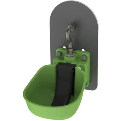 Drinkbak met pvc peddels 1/2" &amp; 3/4" aansluiting Kerbl KN50