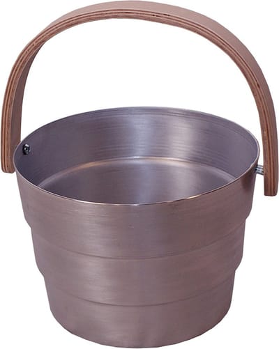 Aluminium design sauna emmer - 5 Liter