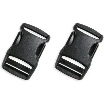 Tatonka SR-Buckle 25mm, gesp, zwart, 1 paar