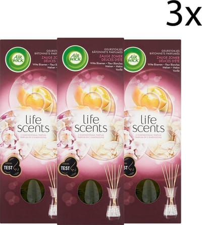 Air Wick Geurstokjes - Life Scents Zalige Zomer x3