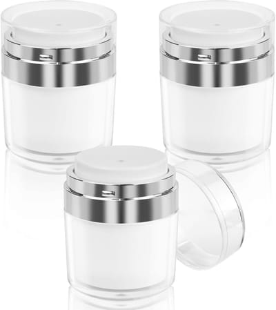 Allecto - Airless Pump Dispenser - Refillable Lotion Container - 50ml/50g - Voor Skincare - Ideaal voor Reizen - Perfecte Cadeau