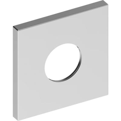 Keuco KE Wandrozet IXMO 59553, THM hoekig, 105x105 mm, verchroomd, 59553010092