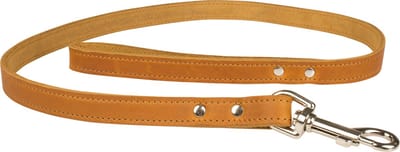 Classy leder leiband Cognac 100cm/14mm