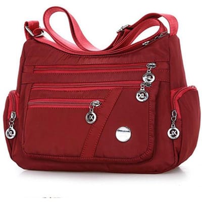 Vrouwen Waterdichte Tas Nylon Schoudertas Crossbody Tas Casual Handtassen 27*11*20cm