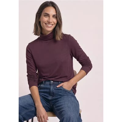 Shirt met lange mouwen en col