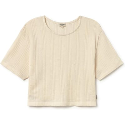 TWOTHIRDS Niu T-shirt Ecru Größe: XS | Hemden Outlet | Damen | Braun