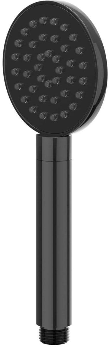 IVY Toebehoren Handdouche rond 9cm, satin spray Zwart chroom PVD