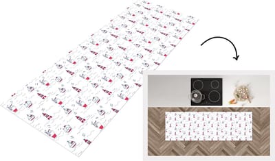 Keukenloper - Loper keuken - Schepen - Vuurtoren - Patronen - 150x50 cm - Keukenloper vinyl