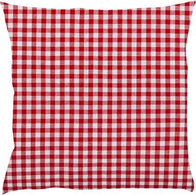 BINK Bedding Sierkussen BB (ruit) Rood 50 x 50 cm incl vulling