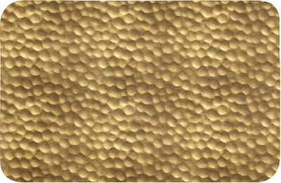 Badmat 60x40 cm - Antislip - Metaal - Dynamisch - Goud - Badmatten voor badkamer - Badkamermat - Douchemat - Badkamer mat