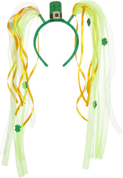 dressforfun - St. Patrick’s Day Hoofddeksel slangen en banden - verkleedkleding kostuum halloween verkleden feestkleding carnavalskleding carnaval feestkledij partykleding - 302549