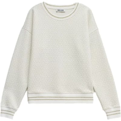 Dames sweatshirt Salsa Jeans Jacquard And Lurex