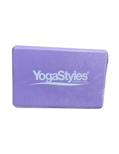 YogaStyles Yoga Blok Paars