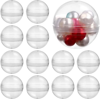 Capsules voor Vending Machines: 100 Stuks Heldere Lege Ronde Containers voor Kauwgom, Perfect voor Feestjes, DIY Creaties en Verstopplekken