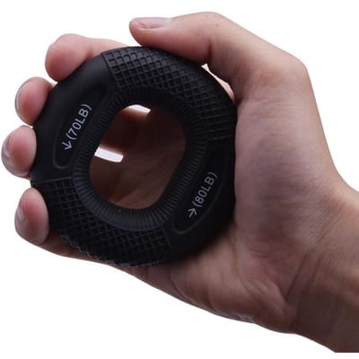 Verstelbare Silicone Handgrip 20 Tot 80 Lbs Gripring Onderarmtrainer Expander Polsspieroefening Gym Fitness