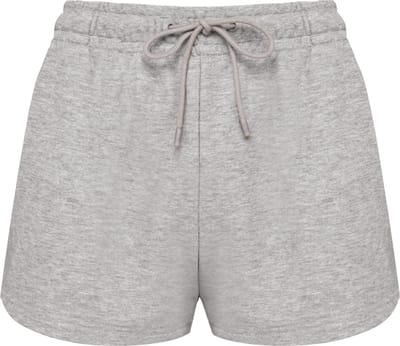 Kariban Duurzame damesshort van french terry K799 - Oxford Grey - M