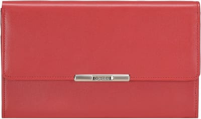 Esquire Helena Portemonnee Leer 18 cm - Dames - Horizontaal - rot