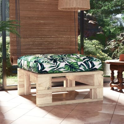 vidaXL - Tuinhocker - pallet - geïmpregneerd - grenenhout