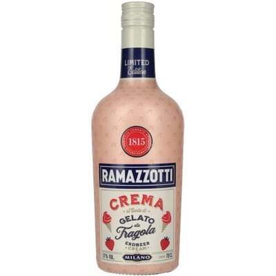 Ramazzotti Crema al Gusto di Gelato alla Fragola Limited Edition 17% Vol. 0,7l