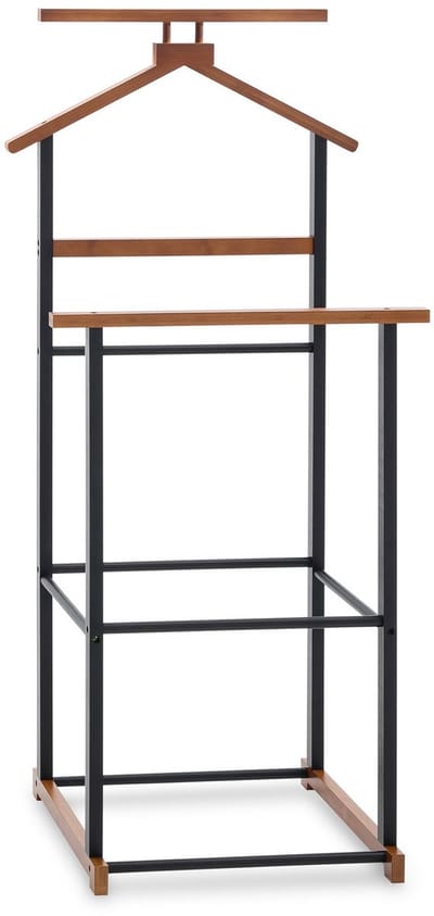 Kledingrek KANNA met kleerhanger en broekenrek - Vintage/Zwart