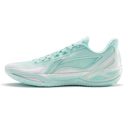 LiNing Blade 6 V2 Kwartaalthema Bi Luo Ultralichte Technologie Flexibel Stabiele Ondersteuning Anti-verdraaiing Lage Top All-round Basketbalschoenen ABAV087-5 42⅓ white