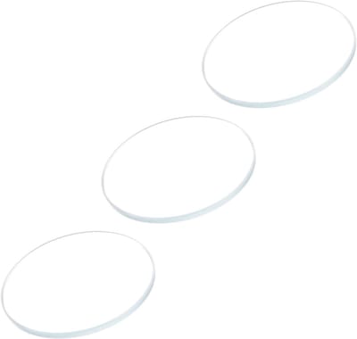Vervangende Mineraal Glazen Lens 18 mm Diameter en 1.1 mm Dikte voor Horlogemakers - Set van 3 voor Horloge Reparatie en Onderhoud