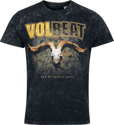 Volbeat T-shirt - Goat Skullwall - S tot 4XL - voor Mannen - grijs