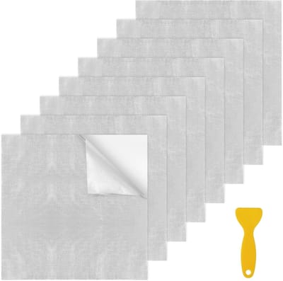 Inovra- Hittebeschermingsmat 30x30 cm - Gealuminiseerde Isolatie - Zelfklevende Folie - Hittebestendig - Vlamvertragend - 8 Stuks - Isolatiemateriaal