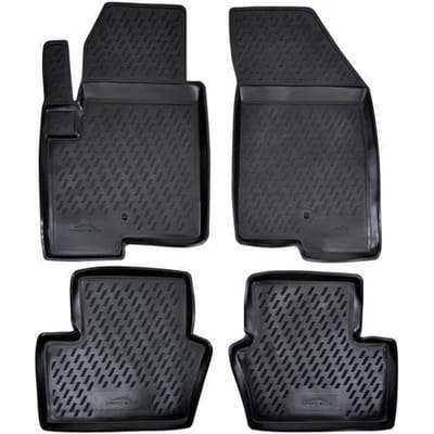 J&J AUTOMOTIVE | Tapis De Sol En Caoutchouc 3D Exclusive Pour Jeep COMPASS 2007-2017 noir