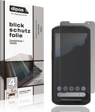 dipos – Matte Privacy Screenprotector geschikt voor Point Mobile PM84P | Anti-Spy Beschermfolie