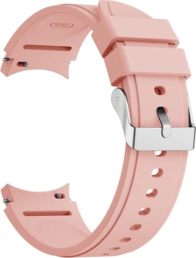 Siliconen bandje - geschikt voor Samsung Galaxy Watch 7 / Watch FE / Watch 6 / Watch 6 Classic / Watch 5 / Watch 5 Pro / Watch 4 / Watch 4 Classic - roze