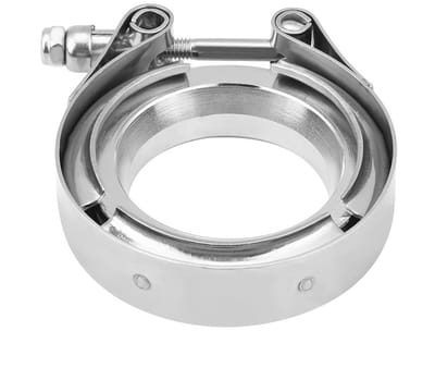 Dailygoody - V-band klem flens set - Turbo exhaust downpipes - 2 tot 4 inch - Eenvoudig te installeren - Geschikt voor turbos en uitlaatsystemen