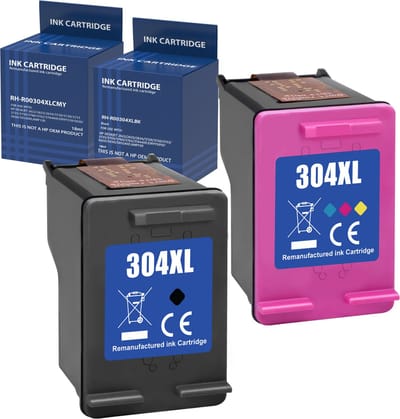 Inktcartridge geschikt voor HP 304XL zwarte kleur compatibel HP DeskJet 2600 2620 2630 3720 3730 3750 3760 Envy 5000 5010 5020 5030 5032 5034 5052 5050 5055