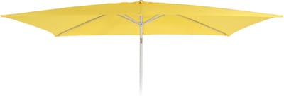 Vervangende hoes voor parasol N23, parasolhoes vervangende hoes, 2x3m rechthoekige stof/textiel 4,5kg UV 50+ ~ geel