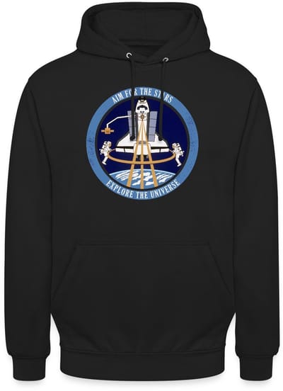 NASA Aim For The Stars Hoodie Unisex