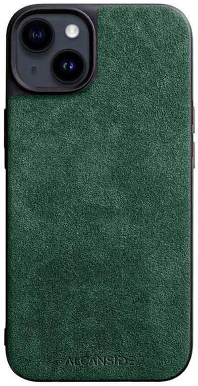 iPhone 13 - Alcantara Back Cover - Midnight Green