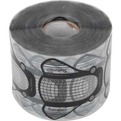 500 pièces Formes à Ongles Auto-Adhésives Autocollant Extension d'Ongles Décoration PVC Accessoires Nail Art gray